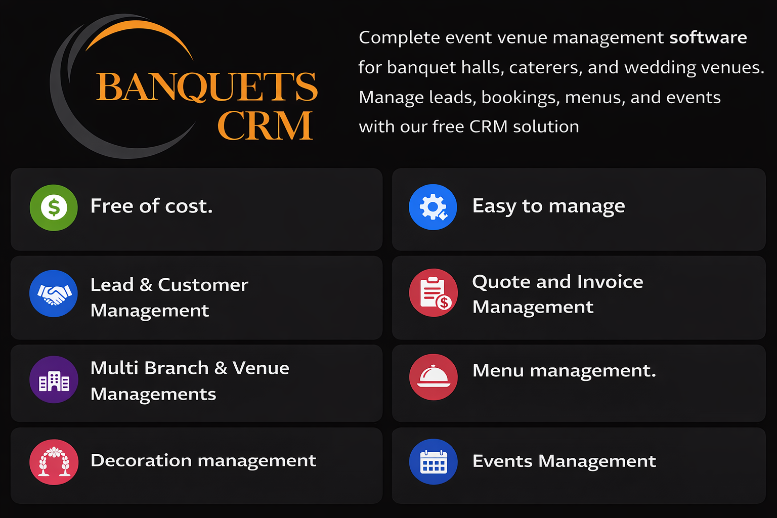 Banquet Management Software